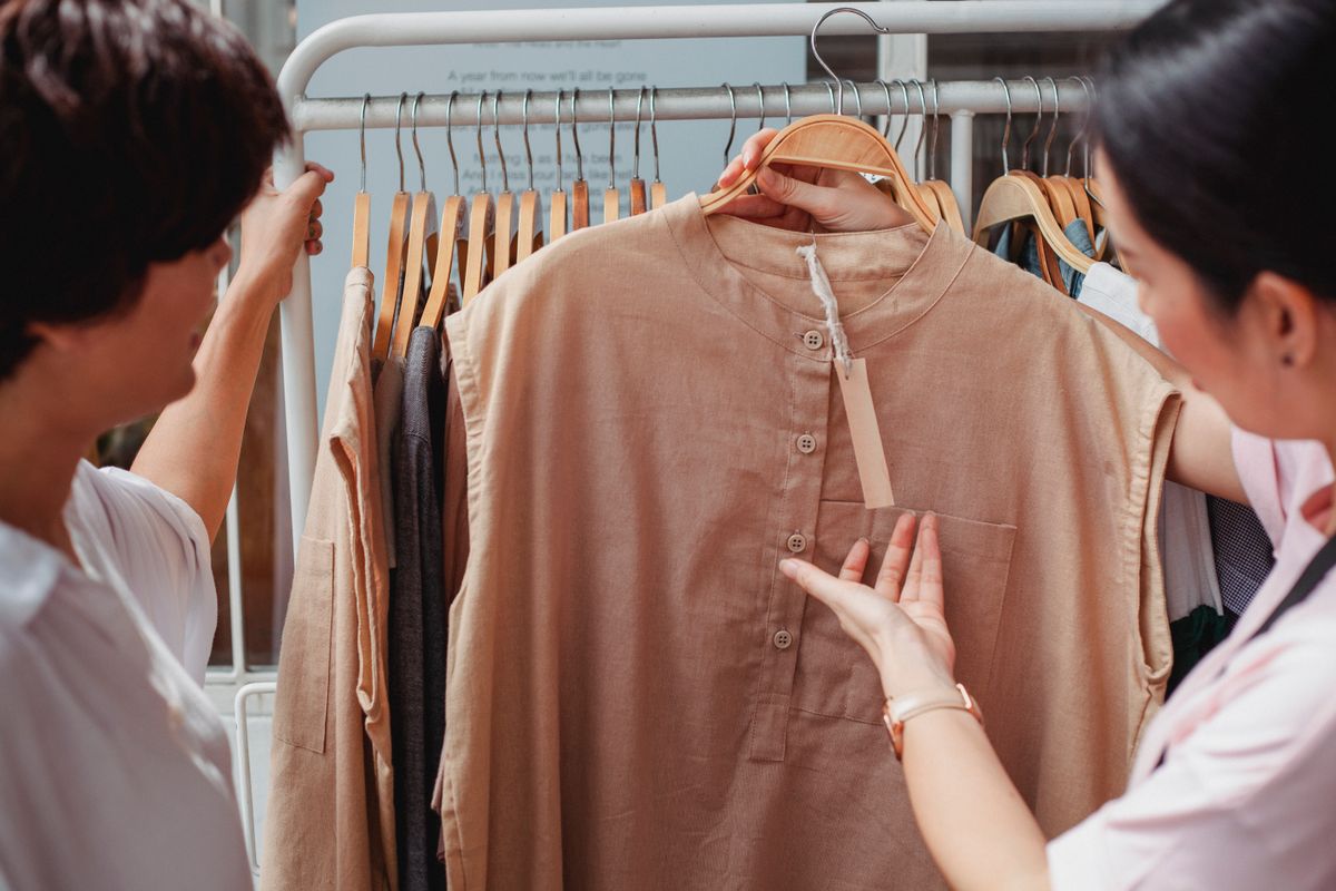 Peça de roupa em tecido macio